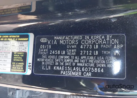 2020 Kia Stinger Gt-Line from USA, damaged, VIN KNAE15LA9L6075864